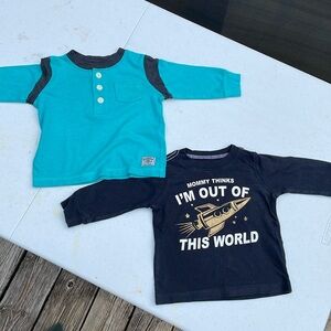 Two Long Sleeve Tee Shirts